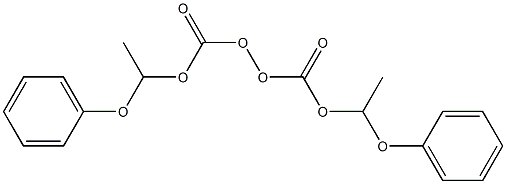 Peroxydicarbonic acid di(1-phenoxyethyl) ester 结构式