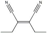 (Z)-2,3-Diethyl-2-butenedinitrile 结构式