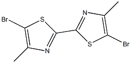 5,5'-Dibromo-4,4'-dimethyl-2,2'-bithiazole 结构式