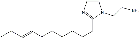 1-(2-Aminoethyl)-2-(7-decenyl)-2-imidazoline 结构式