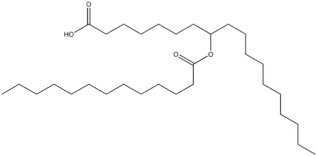 8-Tridecanoyloxyoctadecanoic acid 结构式