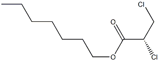 [R,(+)]-2,3-Dichloropropionic acid heptyl ester 结构式