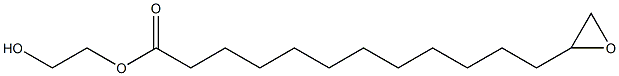 13,14-Epoxymyristic acid 2-hydroxyethyl ester 结构式