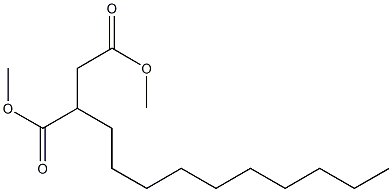 2-Decylsuccinic acid dimethyl ester 结构式
