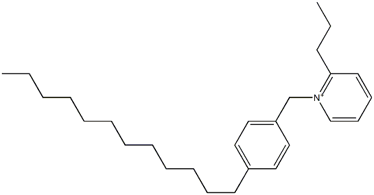 1-(4-Dodecylbenzyl)-2-propylpyridinium 结构式