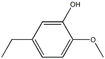 5-Ethyl-2-methoxyphenol 结构式
