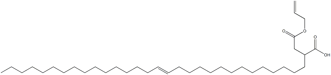 2-(14-Triacontenyl)succinic acid 1-hydrogen 4-allyl ester 结构式