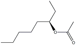 Acetic acid (1R)-1-ethylhexyl ester 结构式