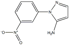 1-(3-Nitrophenyl)-1H-pyrazol-5-amine 结构式