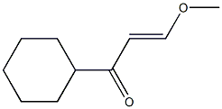 1-Cyclohexyl-3-methoxy-2-propen-1-one 结构式