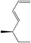 (R,E)-5-Methyl-1,3-heptadiene 结构式