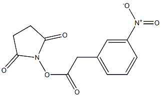 3-Nitrobenzeneacetic acid succinimidyl ester 结构式