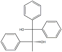 [R,(-)]-1,1,2-Triphenyl-1,2-propanediol 结构式