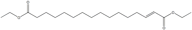 14-Hexadecenedioic acid diethyl ester 结构式