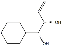 (3S,4R)-4-Cyclohexyl-1-butene-3,4-diol 结构式