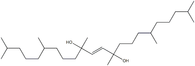 2,6,10,13,17,21-Hexamethyl-11-docosene-10,13-diol 结构式