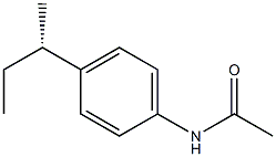 (-)-4'-[(S)-sec-Butyl]acetoanilide 结构式