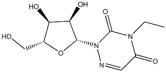 3-Ethyl-6-azauridine 结构式