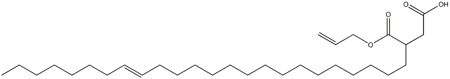 3-(16-Tetracosenyl)succinic acid 1-hydrogen 4-allyl ester 结构式