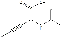 2-Acetylamino-3-pentynoic acid 结构式