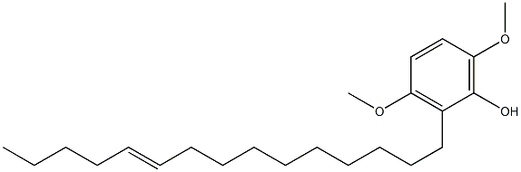 3,6-Dimethoxy-2-(10-pentadecenyl)phenol 结构式