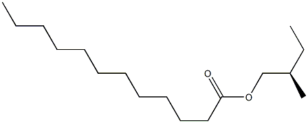 (-)-Lauric acid (R)-2-methylbutyl ester 结构式