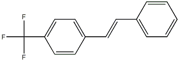 4-(Trifluoromethyl)-trans-stilbene 结构式