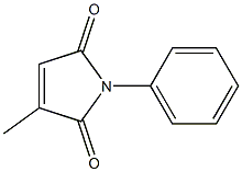 1-Phenyl-3-methyl-3-pyrroline-2,5-dione 结构式