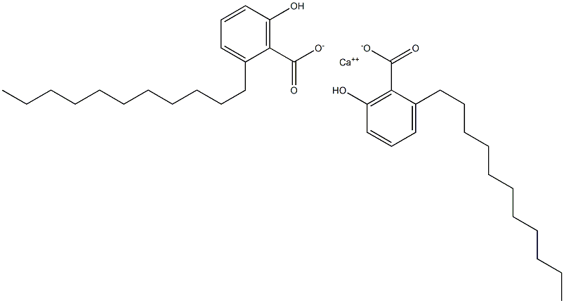 Bis(2-undecyl-6-hydroxybenzoic acid)calcium salt 结构式