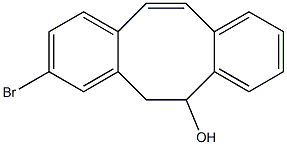 8-Bromo-5,6-dihydrodibenzo[a,e]cycloocten-5-ol 结构式