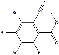 2,3,4,5-Tetrabromo-6-cyanobenzoic acid methyl ester 结构式