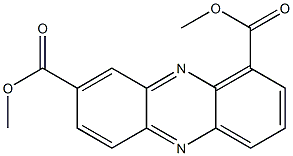 1,8-Phenazinedicarboxylic acid dimethyl ester 结构式