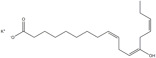 13-Hydroxylinoleic acid potassium salt 结构式