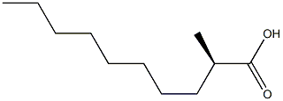 (R)-2-Methyldecanoic acid 结构式