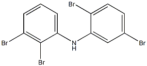 2,3-Dibromophenyl 2,5-dibromophenylamine 结构式