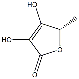 (5S)-3,4-Dihydroxy-5-methylfuran-2(5H)-one 结构式