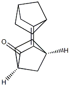 (1R,4S)-3-[(1R,4S)-Bicyclo[2.2.1]heptan-2-ylidene]bicyclo[2.2.1]heptan-2-one 结构式