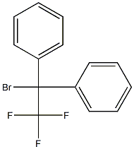 1-Bromo-1-phenyl-1-phenyl-2,2,2-trifluoroethane 结构式