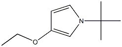 1-tert-Butyl-3-(ethyloxy)-1H-pyrrole 结构式