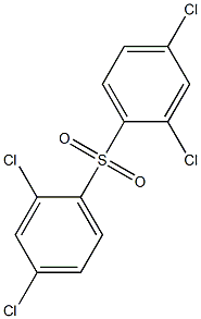 Bis(2,4-dichlorophenyl) sulfone 结构式