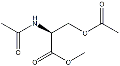 O,N-Diacetyl-L-serine methyl ester 结构式