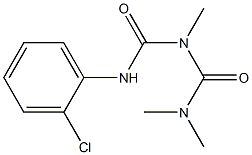 1-(2-Chlorophenyl)-3-methyl-5,5-dimethylbiuret 结构式