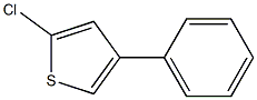 2-Chloro-4-phenylthiophene 结构式