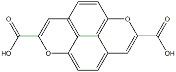 1,6-Dioxapyrene-2,7-dicarboxylic acid 结构式