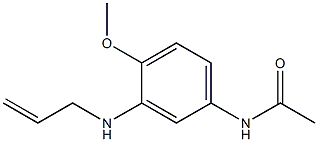 3'-Allylamino-4'-methoxyacetanilide 结构式