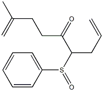 2-Methyl-6-(phenylsulfinyl)-1,8-nonadien-5-one 结构式