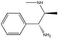 (1R,2S)-1-Phenyl-N'-methyl-1,2-propanediamine 结构式