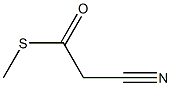 3-(Methylthio)-3-oxopropanenitrile 结构式