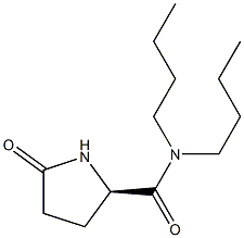 (2R)-N,N-Dibutyl-5-oxo-2-pyrrolidinecarboxamide 结构式