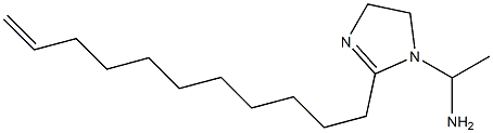 1-(1-Aminoethyl)-2-(10-undecenyl)-2-imidazoline 结构式